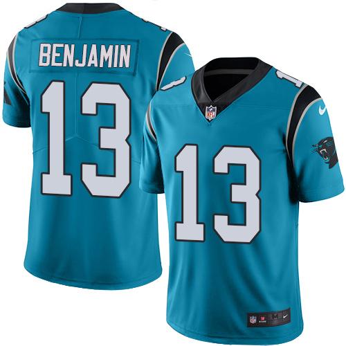 Nike Panthers #13 Kelvin Benjamin Blue Alternate Men's Stitched NFL Vapor Untouchable Limited Jersey